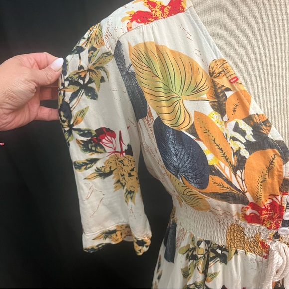 No brand - super flattering floral midi dress - size m - Picture 4 of 9